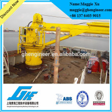 electric hydraulic marine crane for lifting goods